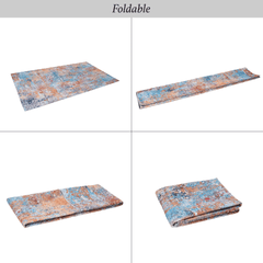 MAVAL Multi Washable Rug 5x8 Area Rug (Multi, 5' x 8')