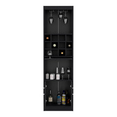 Bar Cabinet Fulton, Living Room, Black