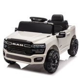 Licensed Dodge RAM 3500 12V Kids Ride On Truck,W/ Remote Control,2WD & Rear Shock Suspension,LED Headlights &Low Battery Alarm,3-speed remote adjustment,Built-in Music & Bluetooth,Recommended age: 3-6