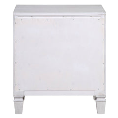 Rustic Grey and Weathered White 2-drawer Nightstand