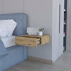 Macadamia Wall-Mounted Floating Nightstand
