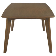 Marcella Dark Walnut Mid-century Rectangle Dining Table