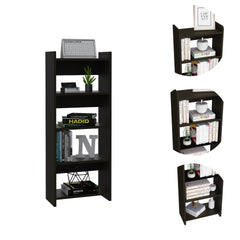 2-Piece 7-Shelf 1-Drawer Home Office Set Wenge