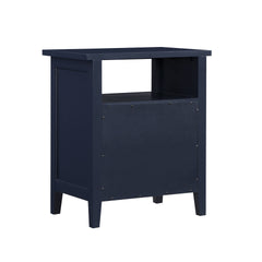Weston Midnight Blue 2 Drawer Nightstand