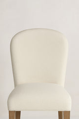 Arch Upholstered Chair - Toffee and White Sand (Set of 2)