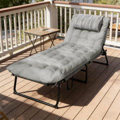 Outdoor Sun Lounger,Folding Chaise Lounge Chair