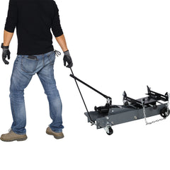 Hydraulic transmission service jack,flloor jack 1 ton capacity 2200lb,low profile