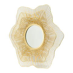D27x2.4" Metal Mirror, Wall Mounted Mirror Home Decor for Bathroom Living Room