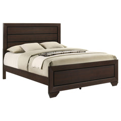 Harrison Wood Queen Panel Bed Dark Cocoa
