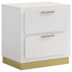 Sophia White 2-drawer Nightstand