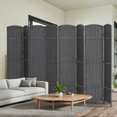 8 Panel Folding Room Divider Screen Privacy Screen Freestanding