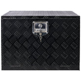 24inch Aluminum tool box,heavy duty truck bed tool box,outdoor trailer pickup storage tool box,RV storage organizer,underbody box w/lock keys,black
