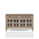 Power Raedy Buffet with Glass Cabinet Doors