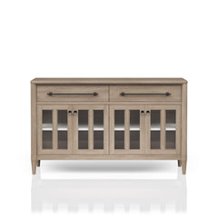 Power Raedy Buffet with Glass Cabinet Doors