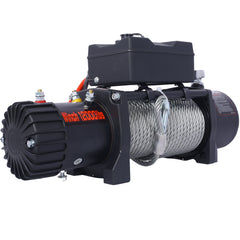 12V 12000LB Electric Winch Towing Trailer Steel Cable Off Road, Waterproof Wire Cable for Truck UTV ATU SUV