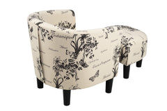 Accent Chair Chair + Ottoman