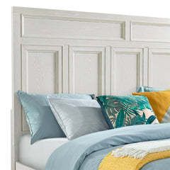 Gypsum Whitewash Queen Storage Bed