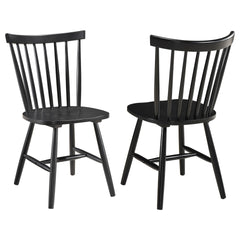 Hayward Black Wood Dining Side Chair (Set of 2)