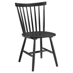Hayward Black Wood Dining Side Chair (Set of 2)
