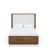 Queen Upholstered Bed in Walnut