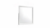 Blaze Modern Style Mirror Made with Wood in White (Only Mirror) same as B009P286631 (CA inventory)