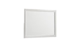 Soul Modern Style Mirror Made with wood in White(Includes Mirror Only) same as B009P309602 (CA inventory)