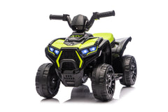Ride On ATV, 6V Mini Off-Road Battery Powered Motorized Quad for Kids, Anti-Slip Wheels, RWD 4-Wheeler Electric Ride On Toy Car for Toddlers 3-5
