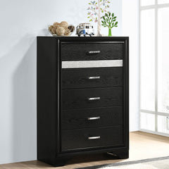 Annie Black 6-drawer Bedroom Chest
