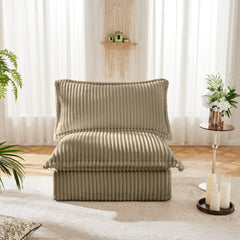 Koala Armless Sofa - Camel