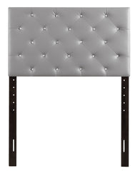 Stylish Casual Twin Headboard In Light Grey
