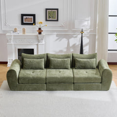 Modular Cloud Sofa, Convertible Folding Sofa Bed, Sectional Cushioned Sofa - Perfect for Living Room, Bedroom & Entertainment Space
