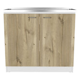Utility Sink Vernal, Kitchen, White / Light Oak
