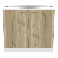 Utility Sink Vernal, Kitchen, White / Light Oak