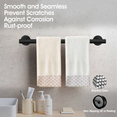 14 Pieces Bathroom Hardware Accessories Set Towel Bar Set Wall Mounted