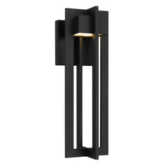 18 inch Black Integrated LED Outdoor Wall Sconce