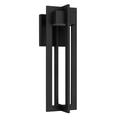 18 inch Black Integrated LED Outdoor Wall Sconce