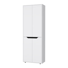 White 5-Shelf Kitchen Pantry