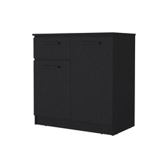 2-Door 1-Drawer Dresser Wenge
