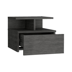 Nightstand Floating Flopini, Bedroom, Smokey Oak