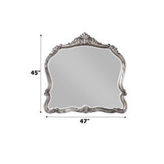 Ariadne Antique Platinum Finish Mirror