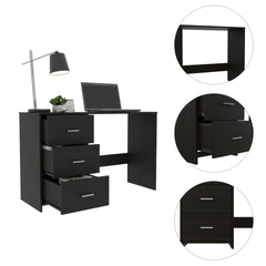 3-Drawer Writing Desk Wenge