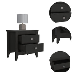 2-Drawer Nightstand Wenge