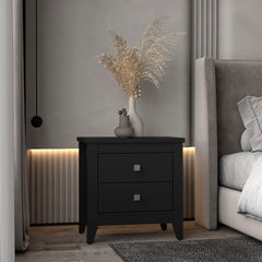 2-Drawer Nightstand Wenge