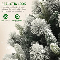 9 ft Artificial Christmas Tree with 750 Clear Lights for Home /Office /Holiday