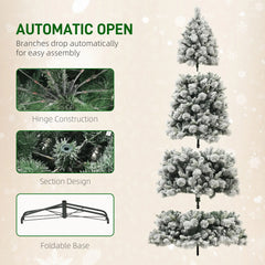 9 ft Artificial Christmas Tree with 750 Clear Lights for Home /Office /Holiday
