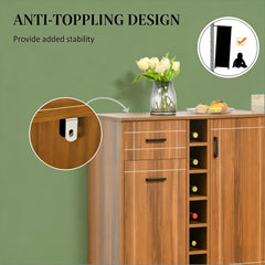 Storage Rack Sideboard Cabinet,Wine Cabinet,Retro Design Cabinet