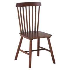 4 pieces of dining chair, Walnut, rubber wood material, dining chair, solid wood chair, solid wood dining table chair