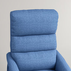 Electric Lift Recliner Chair with Remote Control, Blue