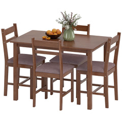 Kitchen Set,5-piece Dining Room Set,Dining Table with Chairs