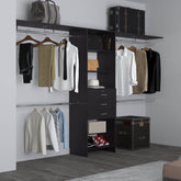 Closet System, 3 Drawers, 5 Shelves